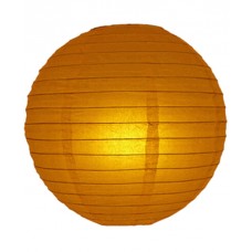 8" Paper Lantern Cinnamon Regular Wire